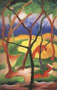 Franz Marc Weasels at Play (mk34) oil painting picture wholesale